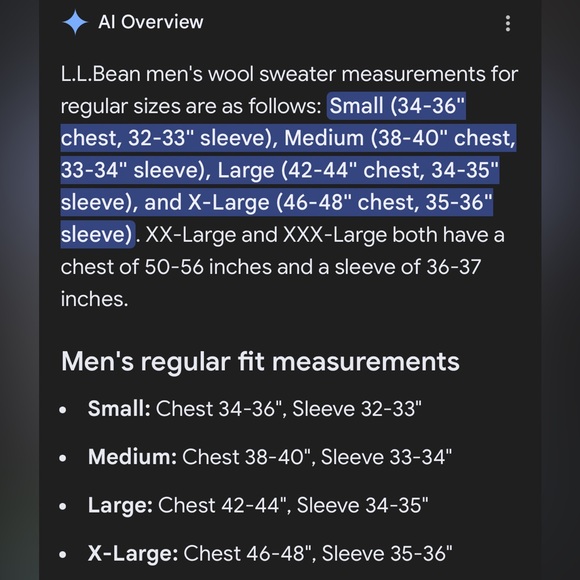 L.L. Bean 100% Wool Crewneck Sweater Mens Size XL - Picture 5 of 5